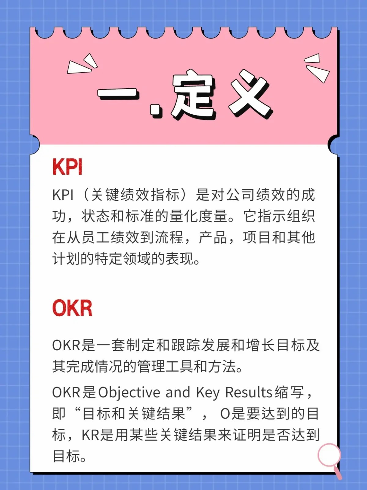 OKR和KPI的定义